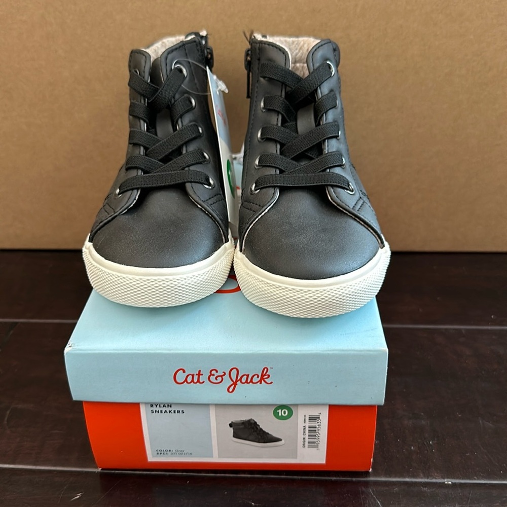 Cat & Jack Rylan Sneakers - Black - Size 10